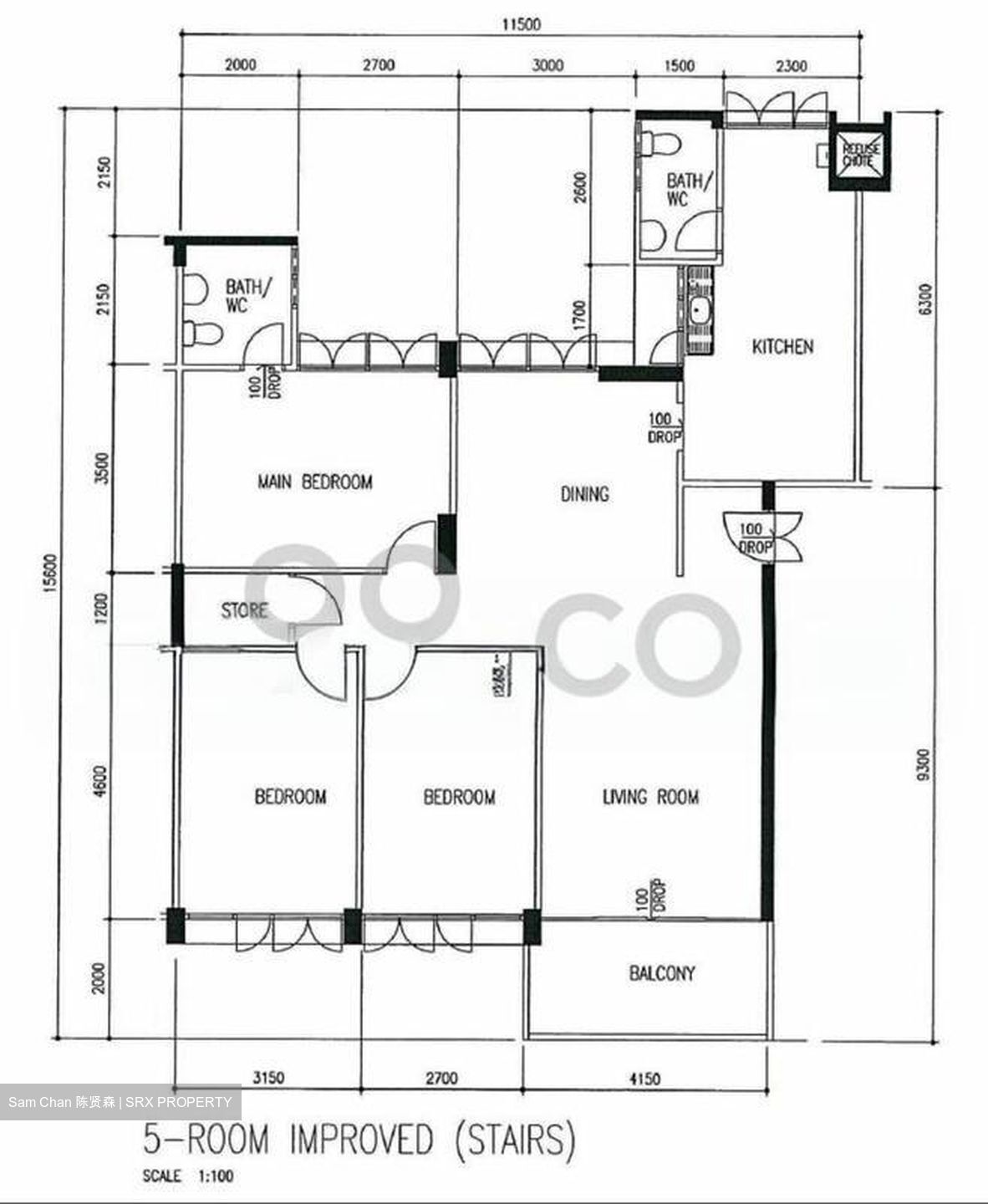 Blk 159 Chong Pang Vista (Yishun), HDB 5 Rooms #524424451